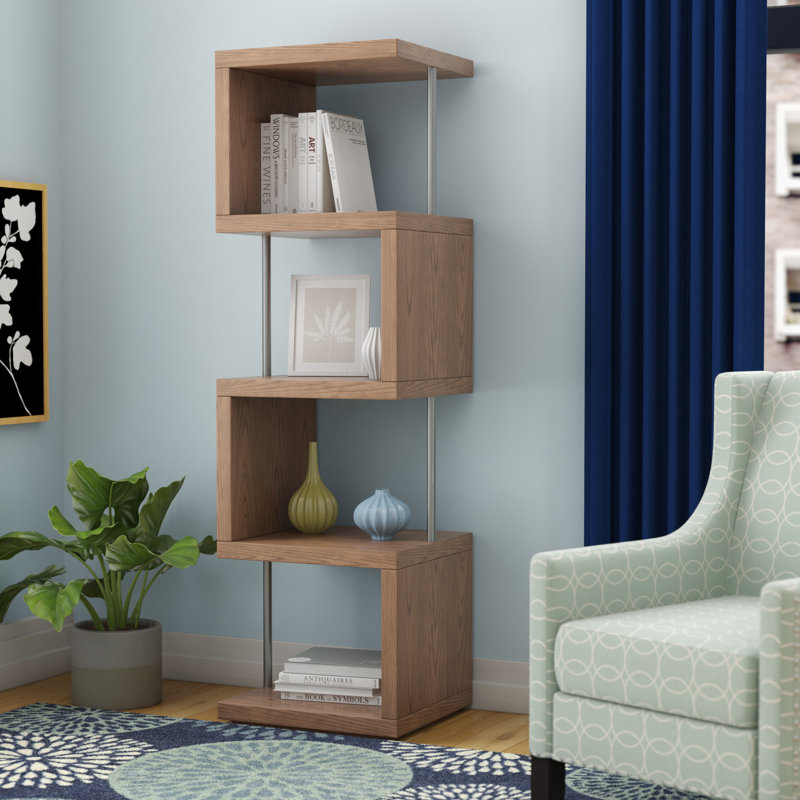 Oliver Watkinsville Geometric Bookcase Wayfair